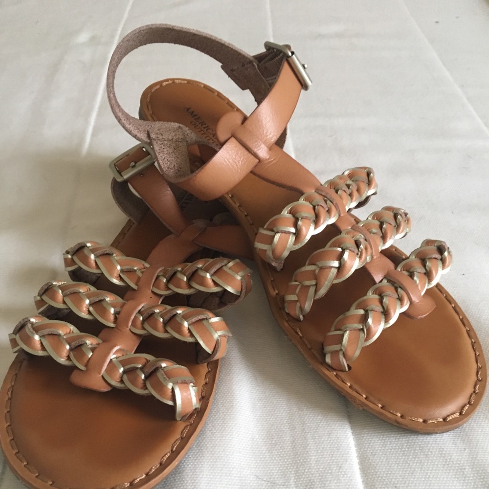 American eagle ankle strap sandals